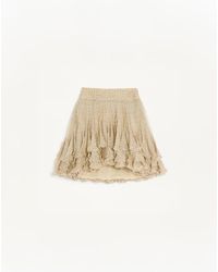 Valentino - Plusdepois Print Chiffon Short Skirt - Lyst