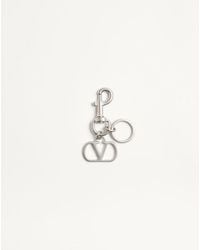 Valentino Garavani - Vlogo Signature Metal Bag Charm With Key Ring - Lyst