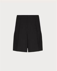 Valentino - Wool Bermuda Shorts - Lyst