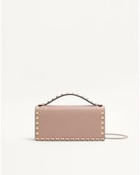 Valentino Garavani - Rockstud Wallet With Chain - Lyst