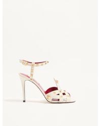 Valentino Garavani - Studdy Kidskin Sandal 100Mm 36.5 - Lyst