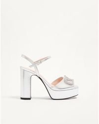 Valentino Garavani - Vlogo Signature Platform Sandal - Lyst