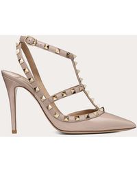 Valentino Valentino Garavani Patent Rockstud Caged Pump 100mm - Multicolour