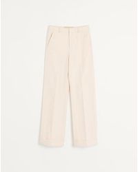 Valentino - Pantalón De Lona De Algodón Con Dobladillo Hombre - Lyst