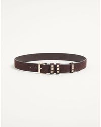 Valentino Garavani - Rockstud Suede Belt 30 Mm - Lyst