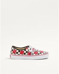 Valentino Garavani - And Vans Low-Top-Sneaker Aus Stoff Mit Vlogo Schachbrettmuster Und Punktedetails Frau - Lyst