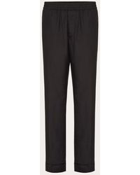 Valentino Silk Pyjama Pants - Black