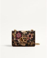 Valentino Garavani - Vain Embroidered Shoulder Bag - Lyst