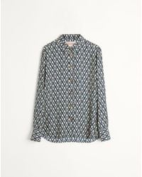 Valentino - HEMD AUS SEIDEN-TWILL MIT TOUTE LA V-PRINT - Lyst
