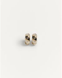 Valentino Garavani - Pas Plus Metal, Enamel And Swarovski Crystal Earrings - Lyst