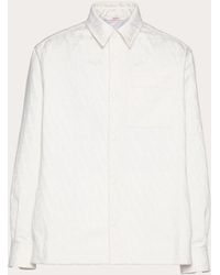 Valentino - Toile Iconographe Pattern Cotton Canvas Overshirt - Lyst
