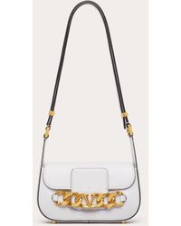 mini bucket bag in nappa with vlogo signature chain