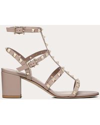 valentino rockstud sandals heels