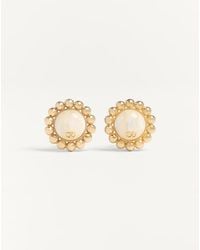 Valentino Garavani - Pas Plus Metal And Pearl Earrings - Lyst