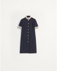 Valentino - Midikleid Aus Crepe Couture Frau - Lyst