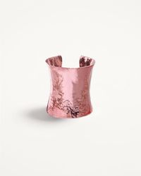 Valentino Garavani - Cuffy Laminated Metal Bracelet - Lyst