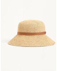 Valentino Garavani - Vlogo Signature Foldable Straw Bucket Hat - Lyst