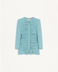 Valentino - Crispy Light Wool Jacket - Lyst