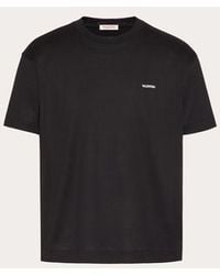 Valentino - T-shirt in cotone con stampa - Lyst