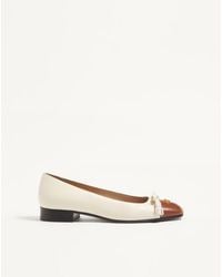 Valentino Garavani - Valet Du Roi Kidskin Ballerina 25Mm 35.5 - Lyst