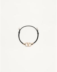 Valentino Garavani - Vlogo Signature Cotton Bracelet - Lyst