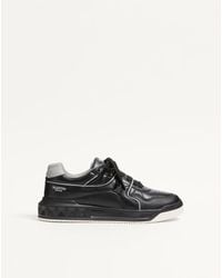 Valentino Garavani - LOW-TOP-SNEAKERS ONE STUD AUS NAPPALEDER Mann SCHWARZ/GRAU 38 - Lyst