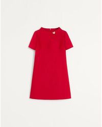 Valentino - Crepe Couture Short Dress - Lyst