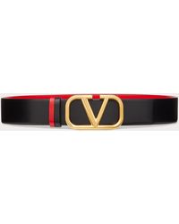 Valentino Garavani Valentino Garavani Go Logo Belt - Black