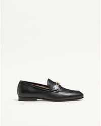 Valentino Garavani - Vlogo Signature Nappa Leather Loafer 39 - Lyst