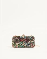 Valentino Garavani - Carry Secrets Minaudiere With Apres L'Hiver Rhinestone Motif - Lyst