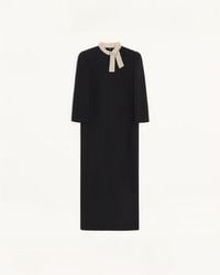 Valentino - Cady Couture Embroidered Dress - Lyst