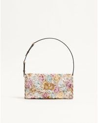 Valentino Garavani - Devain Small Shoulder Bag With Rhombelle Embroidery - Lyst