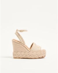 Valentino Garavani - Vlogo Torchon Wedge Sandal - Lyst