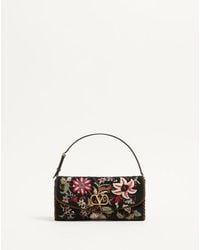 Valentino Garavani - Vain Soft Embroidered Small Shoulder Bag - Lyst