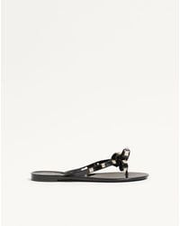 Valentino Garavani - Rockstud Rubber Slipper - Lyst