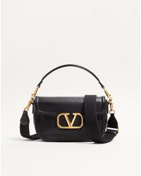 Valentino Garavani - Alltime Grainy Calfskin Shoulder Bag - Lyst