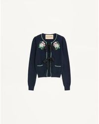 Valentino - Cardigan Ricamato Donna - Lyst