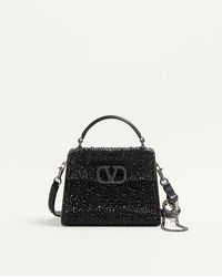 Valentino Garavani - Mini Vsling Handbag With Sparkling Embroidery - Lyst