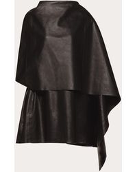 Valentino Lederkleid - Schwarz