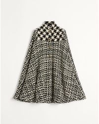 Valentino - Capa De Geometric Tweed Mujer - Lyst