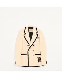 Valentino - Double-Breasted Jacket - Lyst