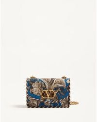 Valentino Garavani - ヴァレンティノ ガラヴァーニ ヴェイン エンブロイダリー ショルダーバッグ 女性 マルチカラー/ブラック - Lyst