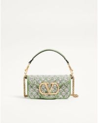 Valentino Garavani - Locò Small Embroidered Shoulder Bag - Lyst