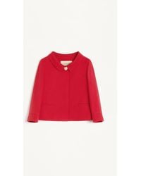 Valentino - Crepe Couture Jacket 36 - Lyst