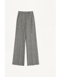 Valentino - Natté Buttoned Weave Trousers - Lyst