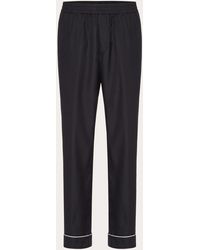 Valentino Silk Pyjama Trousers - Blue