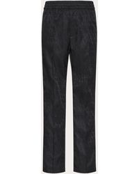 Valentino - Nylon Trousers With Toile Iconographe Pattern - Lyst