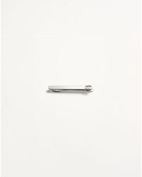 Valentino Garavani - Pince À Cravate Vlogo Signature En Métal Homme - Lyst