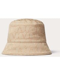 Valentino Garavani - Toile Iconographe Cotton Bucket Hat - Lyst
