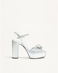 Valentino Garavani - Coeur Royal Platform Sandal - Lyst